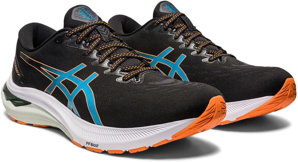 ASICS GT-2000 11 F006 Laufschuh Herren Schwarzorange 42 EU, Schwarzorange 42 EU