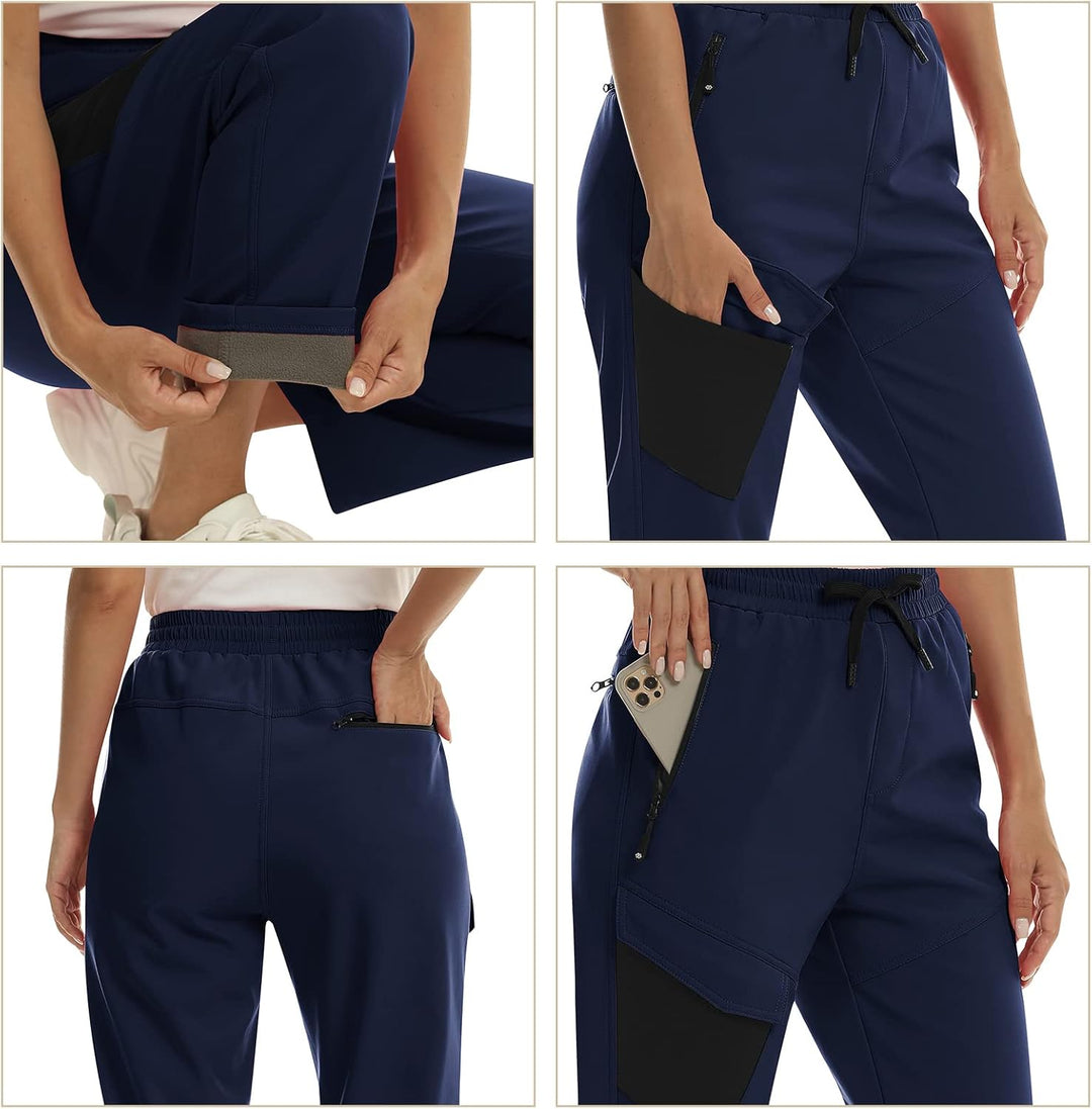 MoFiz Damen Wanderhose Skihose Softshellhose Outdoorhose Thermohose Winddichte Berghose Arbeitshose