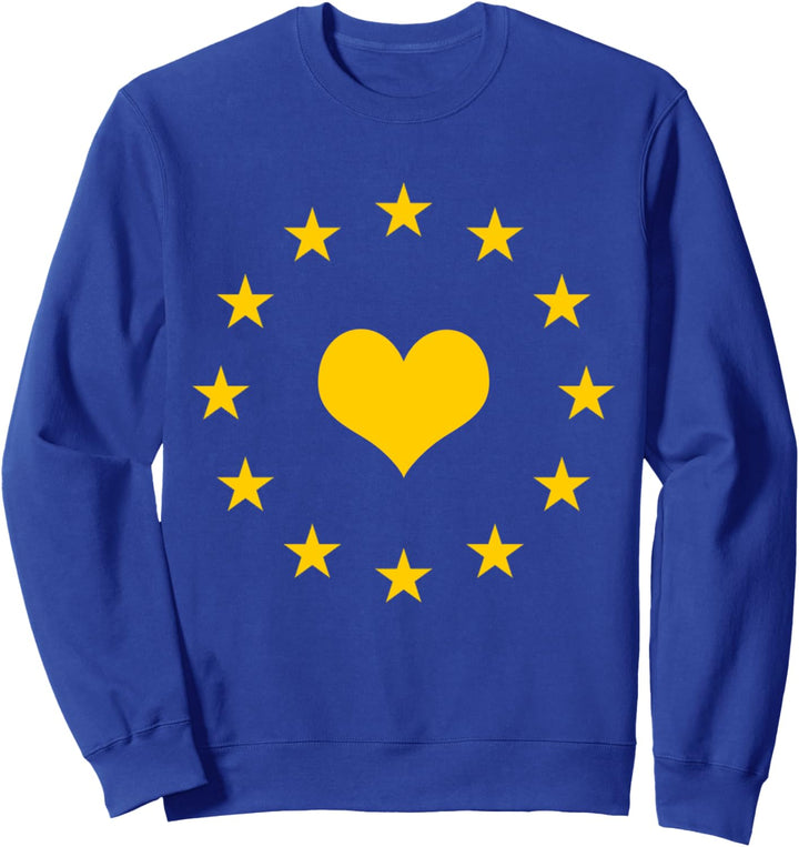 Liebe EU Flagge Europa Europäisch Anti Brexit Sweatshirt
