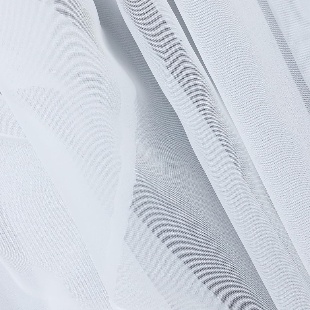 Yujiao Mao Voile Kleinfenster Gardinen Weiss Vorhang Fenstergardine Scheibengardine mit Falten Schwa