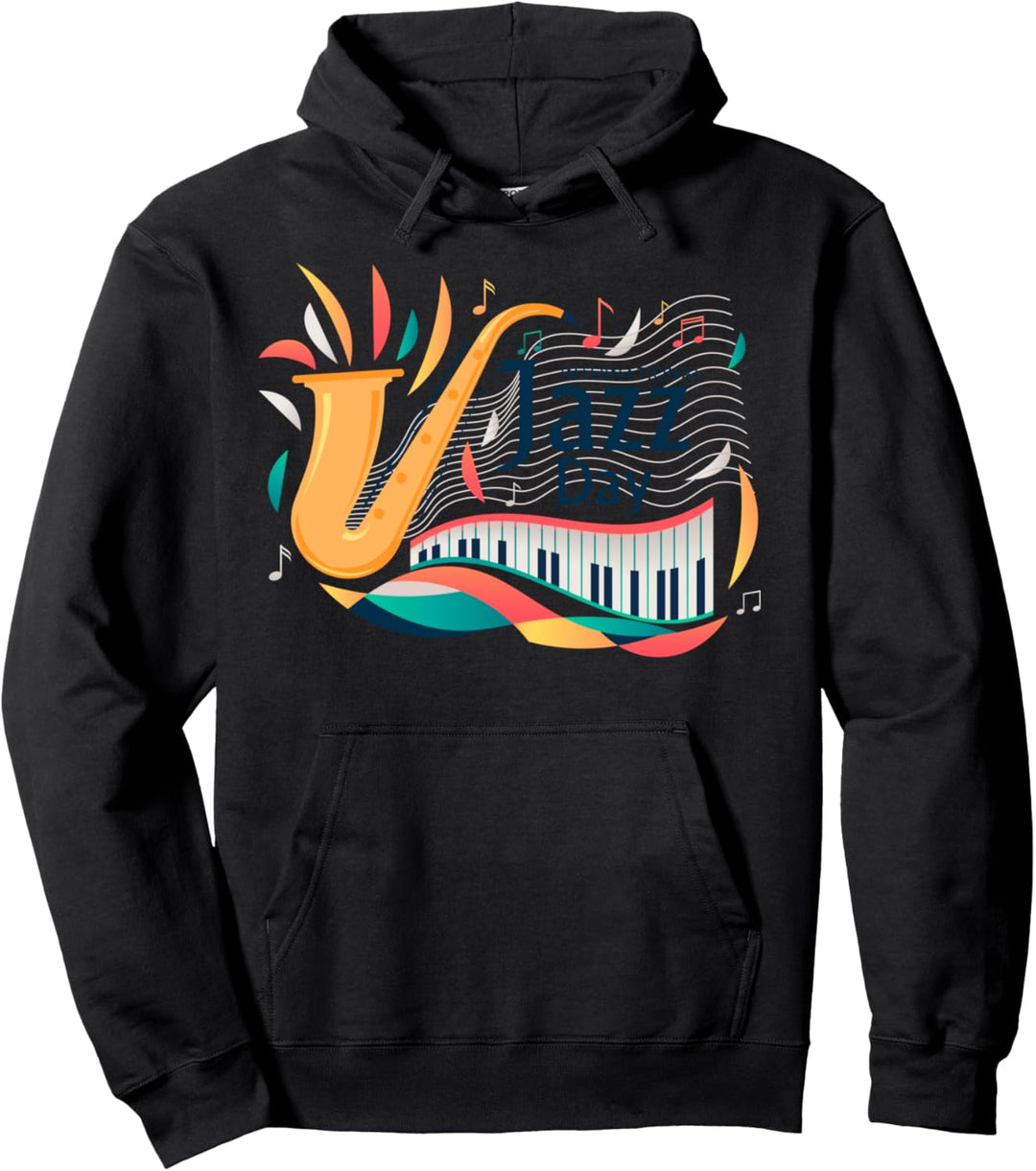 Internationaler Jazztag Pullover Hoodie