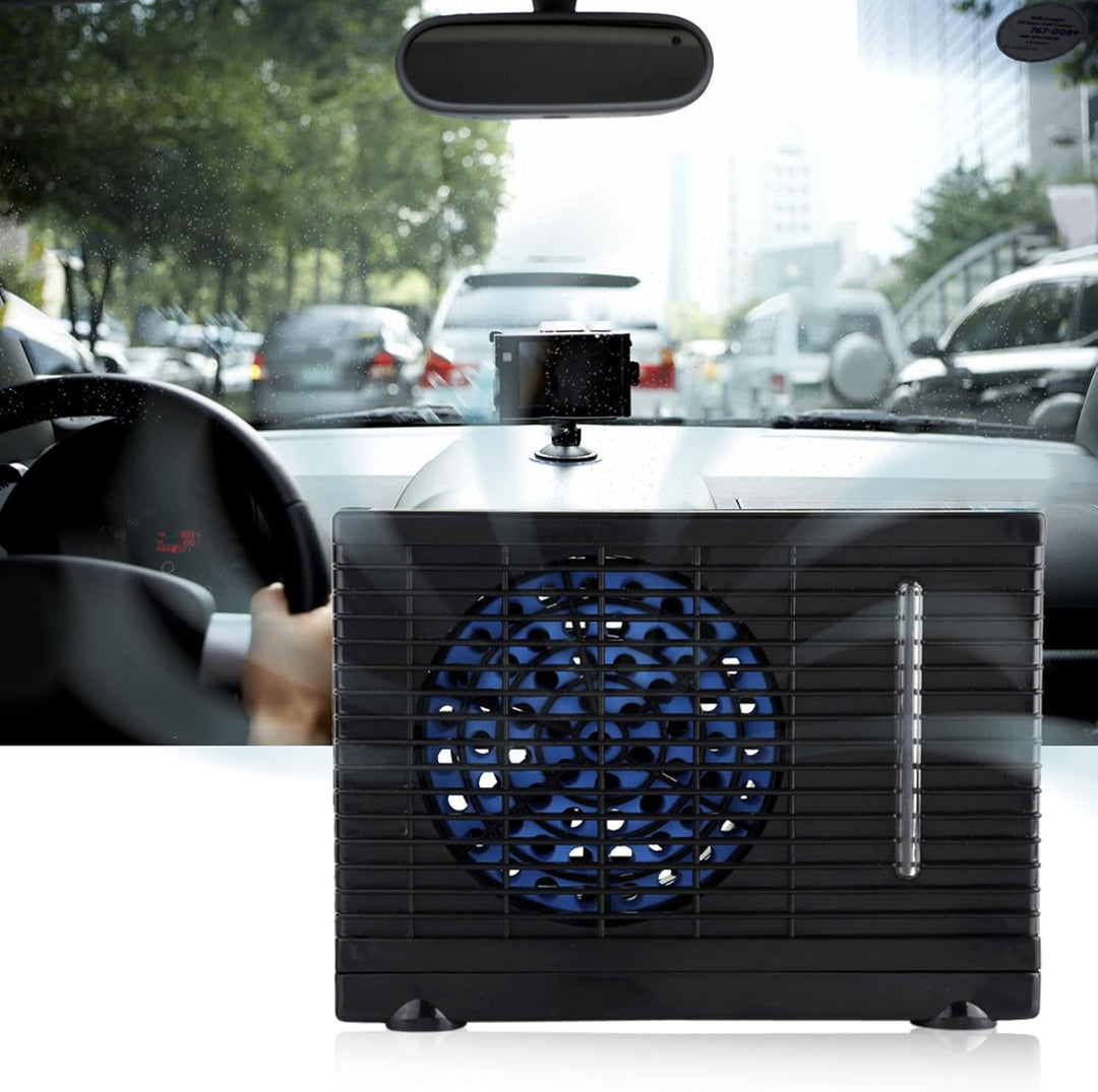 Auto-Luftkühler, tragbare Klimaanlage mit 2 Geschwindigkeiten, einstellbare tragbare DC12V-Mini-Klim