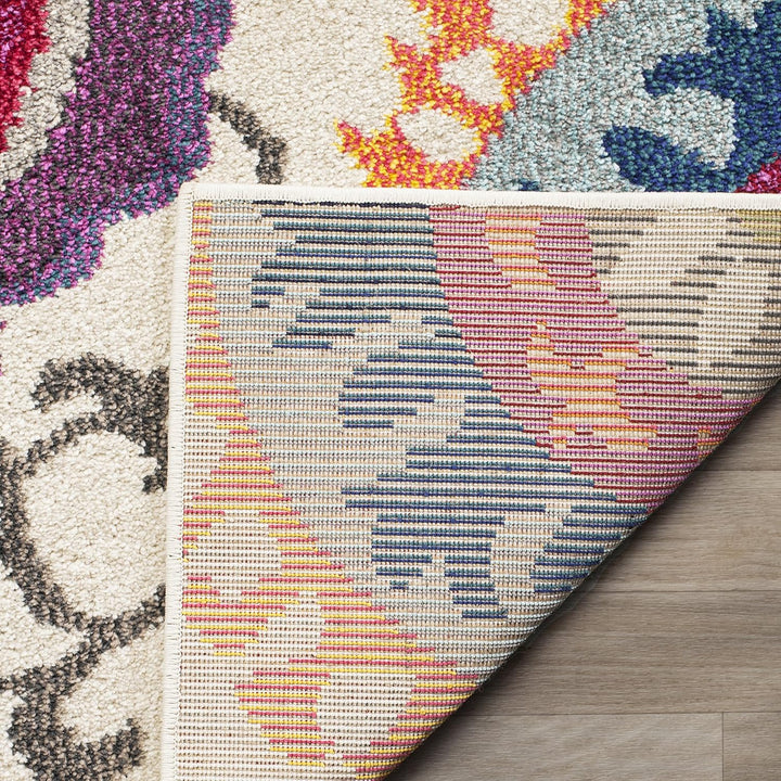SAFAVIEH Boho Chic Teppich für Wohnzimmer, Esszimmer, Schlafzimmer - Monaco Collection, Kurzer Flor,