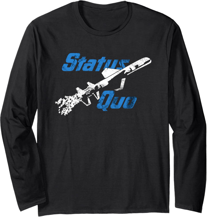 Status Quo - Rocket Logo Langarmshirt