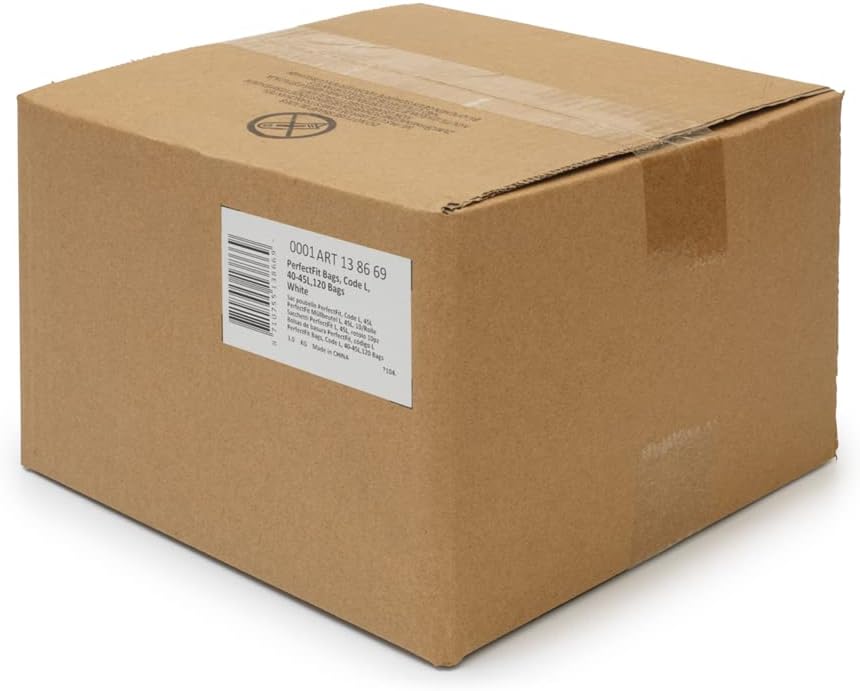 Brabantia Müllbeutel, Weiss, 120 Bags 120 Müllbeutel Multi-Box: 120 Beutel, 120 Müllbeutel Multi-Box