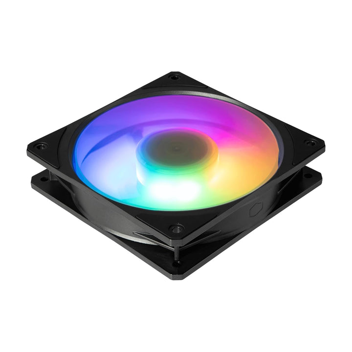 Cooler Master Mobius 120P ARGB Gehäuselüfter – 120mm ARGB-Lüfter mit Ring Blade Design (PWM), ultra-