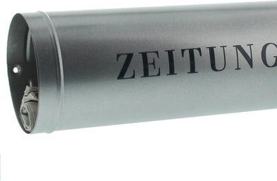 Burg-Wächter Zeitungsrolle mit Seitendeckel, Briefkastenergänzung, Rund, Verzinkter Stahl, 800 SI, S