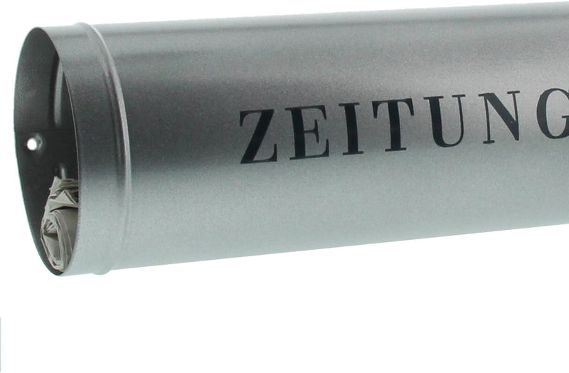 Burg-Wächter Zeitungsrolle mit Seitendeckel, Briefkastenergänzung, Rund, Verzinkter Stahl, 800 SI, S