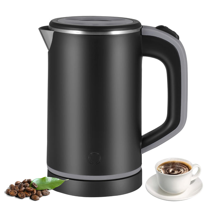 Wasserkocher Klein 800ml, 600W Reisewasserkocher Wasserkocher, Reise Wasserkocher mit 360° Basis | A