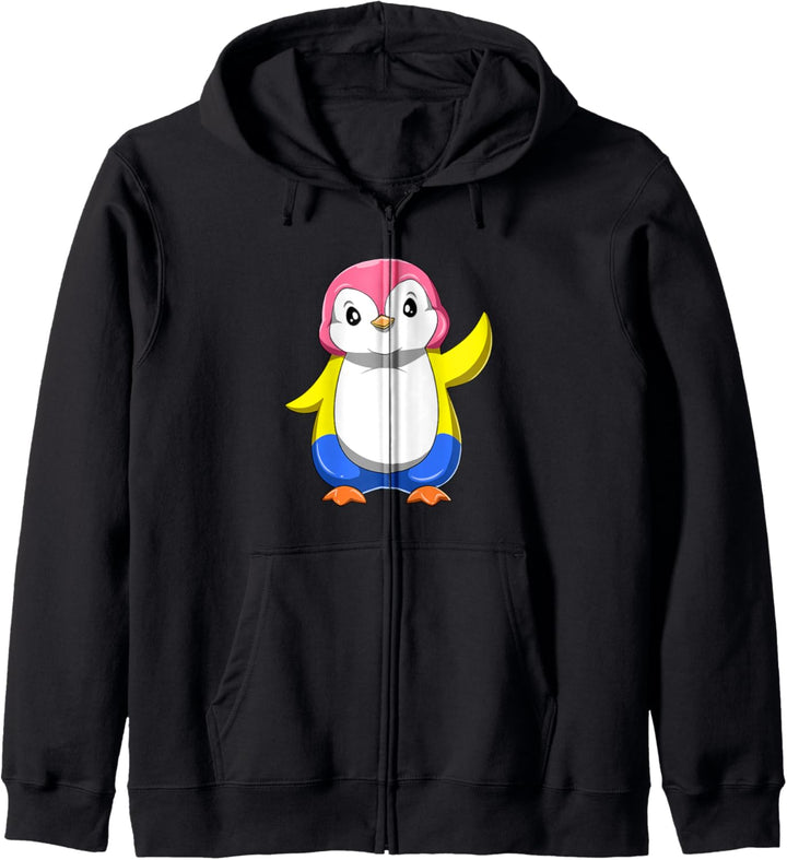 Pansexueller Stolz Pinguin Kapuzenjacke