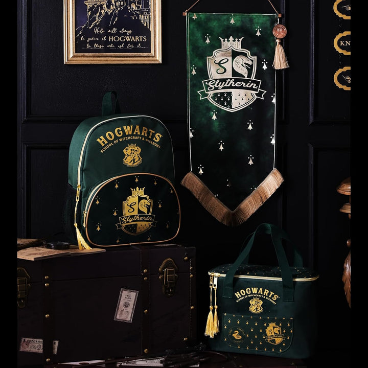 Warner Bros Harry Potter Alumni Backpack Slytherin Rucksack Sammlerfigur Erwachsene & Kinder, mehrfa