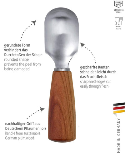 triangle 84 820 60 04_P Fruchtlöffel Soul Pflaume Made in Solingen/Germany Geschenkidee zum Aushöhle