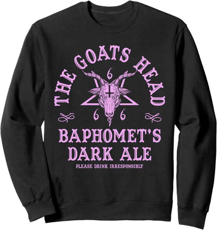 Satanisches okkultes Pentagramm Baphomet Sweatshirt