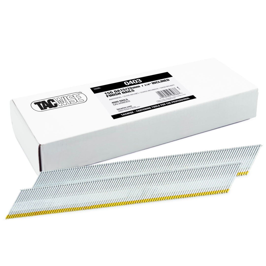 Tacwise 0403 Nägel Geneigt 15G/32mm (4.000 Stück pro Verpackung )