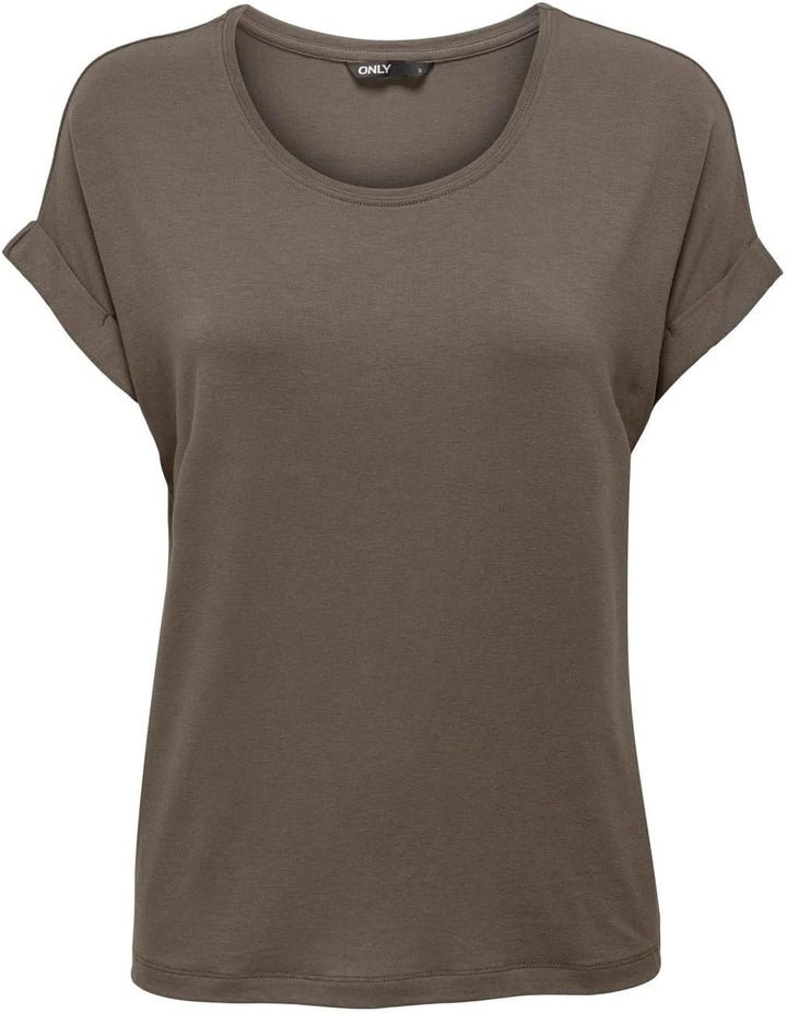 ONLY Female Top ONLMOSTER Top 4er Pack (Caribou, Winetasting, Rose Brown, Pumice Stone) XS, 4er Pack