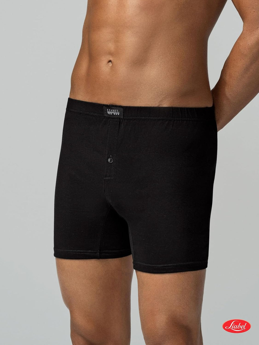 Liabel 6 Boxershorts für Herren, elastische Baumwolle, atmungsaktiv, Unterhosen-Set für Herren, bunt