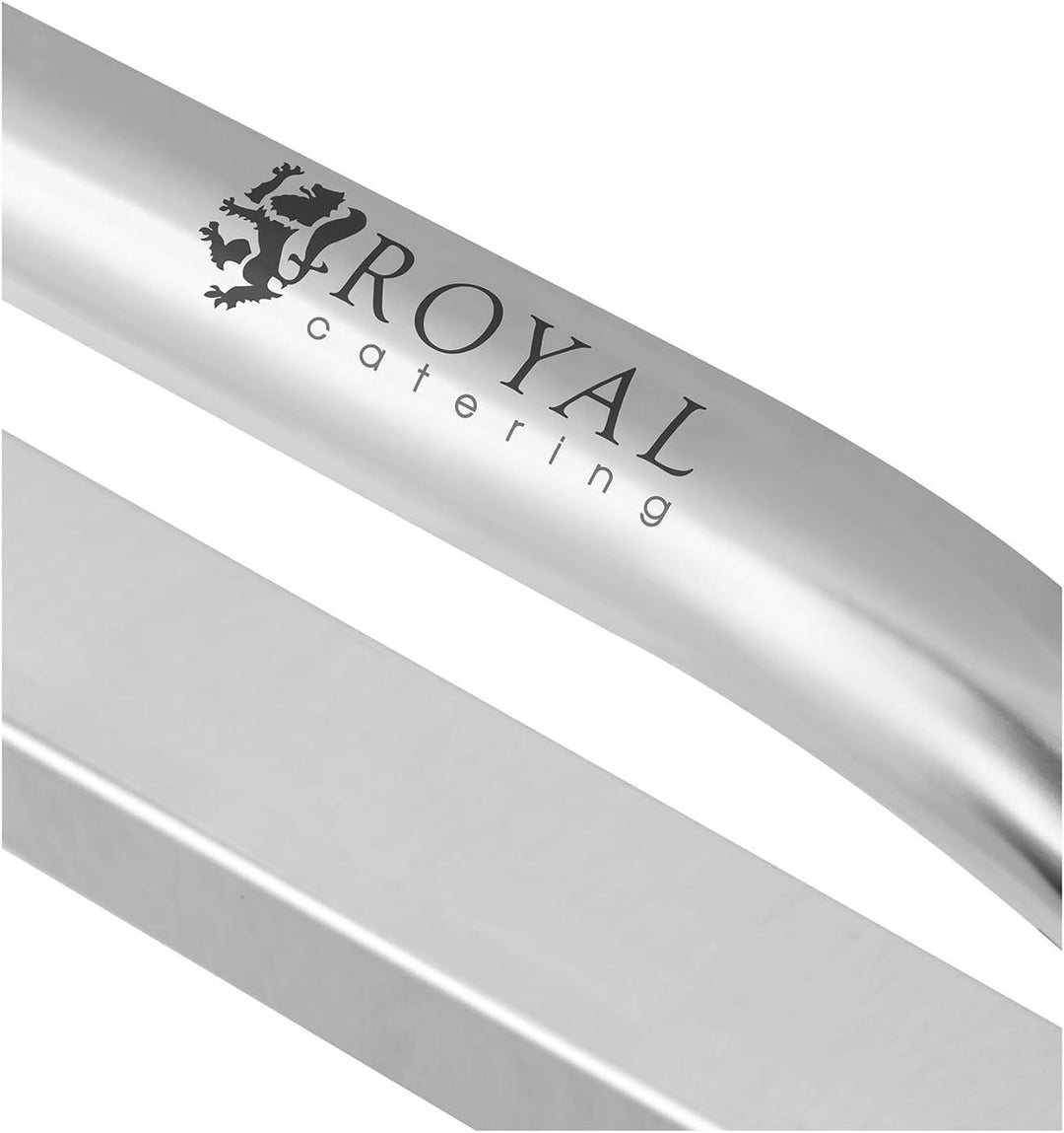 Royal Catering RCSW 2.1H Servierwagen Edelstahl Küchenwagen mit Rollen Transportwagen 2 Borde (Tragf