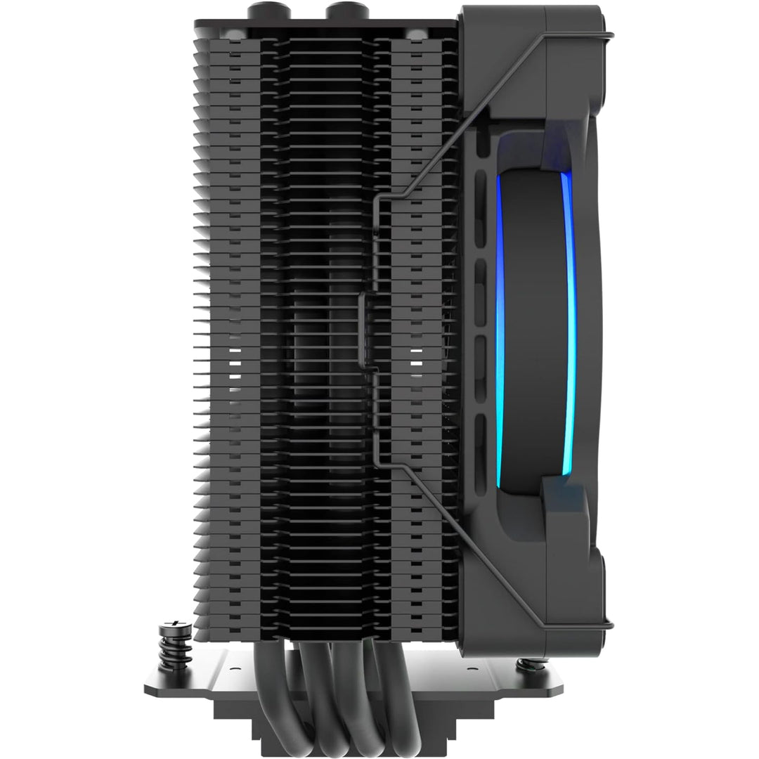 Alpenföhn Dolomit Advanced 120mm, CPU Kühler mit RGB-Lüfter für Effiziente Kühlung, Komplett Schwarz