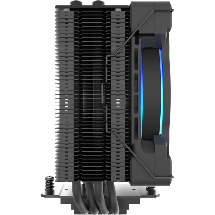 Alpenföhn Dolomit Advanced 120mm, CPU Kühler mit RGB-Lüfter für Effiziente Kühlung, Komplett Schwarz