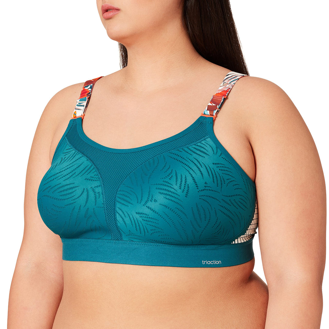 TriAction Damen Triaction Extreme Lite N Ex Sport BH ohne Bügel 75A Mystic Sea, 75A Mystic Sea