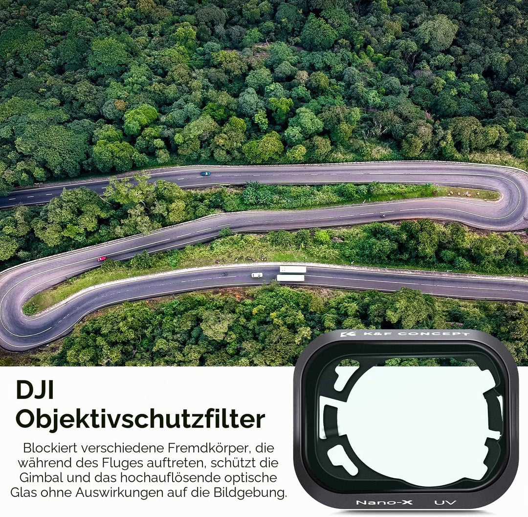 K&F Concept Mini 3,Mini 3 Pro UV Filter Kompatibel mit Mini 3 Pro,Mini 3, UV