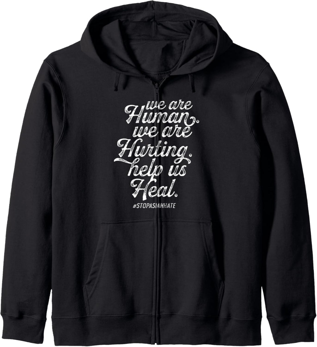 We are Human. Mitglied der Bürgerrechte Kapuzenjacke
