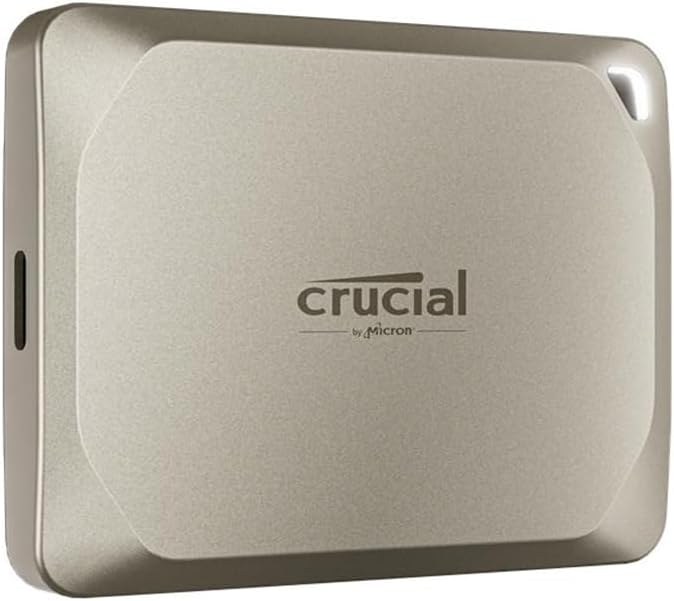 Crucial X9 Pro für Mac 4TB Externe SSD Festplatte, bis zu 1050MB/s Lesen/Schreiben, Mac ready, inkl.