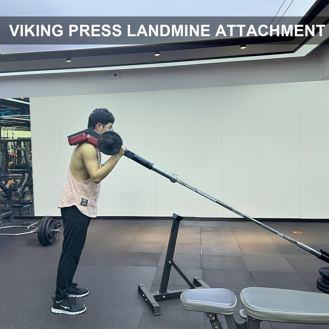 KORIKAHM Viking Press Landmine Griff für 5,1 cm olympische Langhantel, T-Bar Row Attachment Core Str