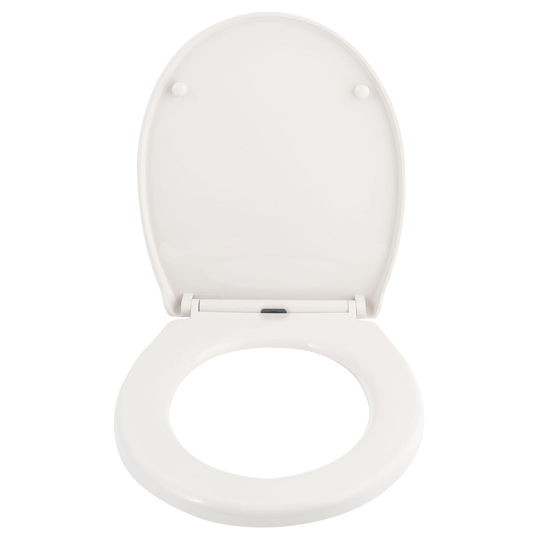 Spirella Toilettendeckel oval Klodeckel mit Quick-Release-Funktion und Softclose Absenkautomatik. An
