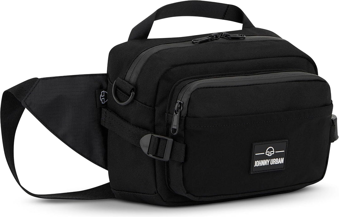 Johnny Urban Bauchtasche Herren &amp; Damen – Travis Schwarz, Schwarz