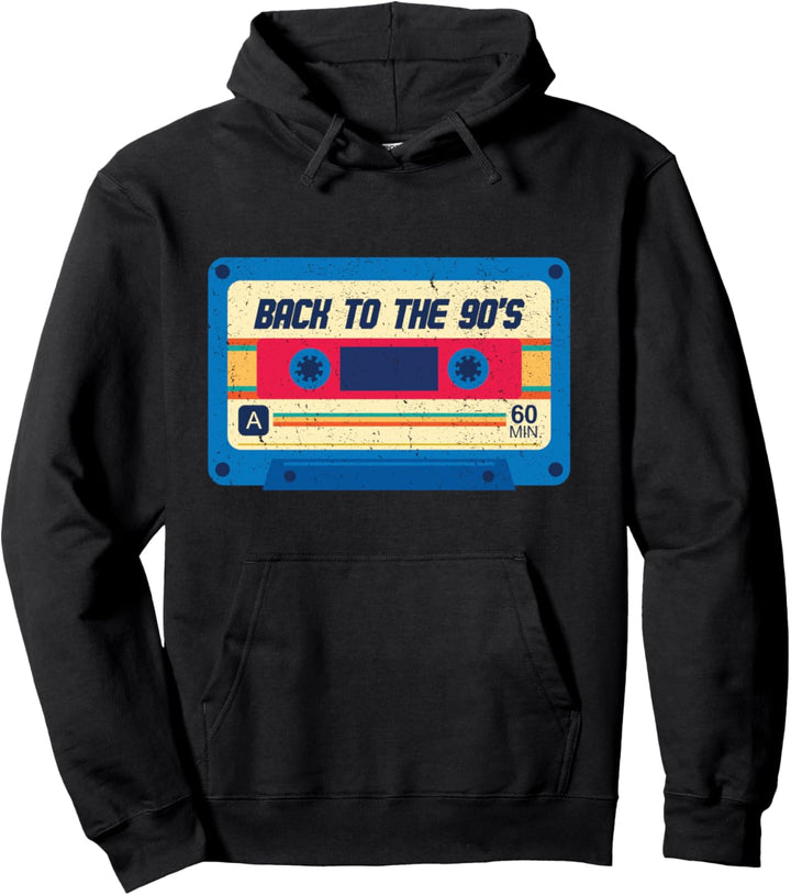 90er Jahre Back to the 90s Retro Party Kassette Mottto-Party Pullover Hoodie