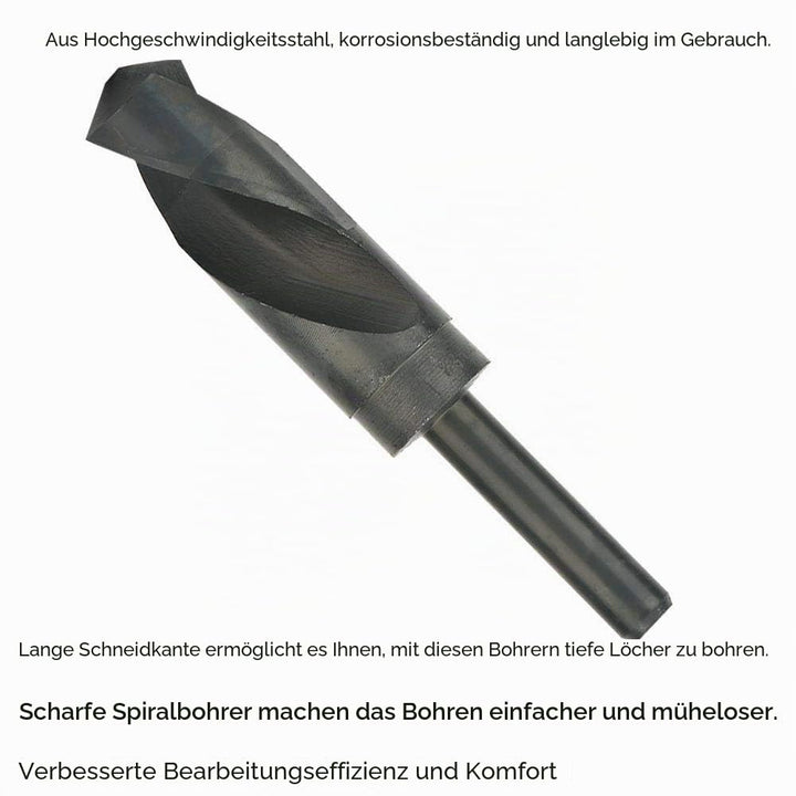 Spiralbohrer, 1/2-Schaft-Spiralbohrer, 24,5 mm / 26 mm / 27 mm / 28 mm Hochgeschwindigkeits-Stahlfrä