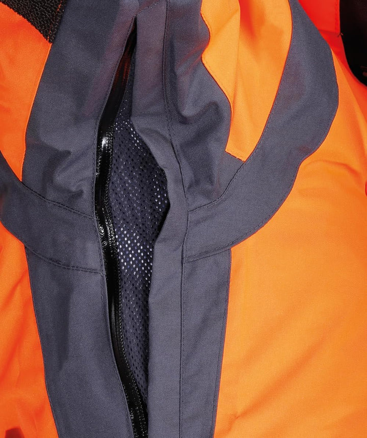 PSS Regenjacke wasserdicht X-treme Rain Orange/Grau M Orange, Schwarz, M Orange, Schwarz