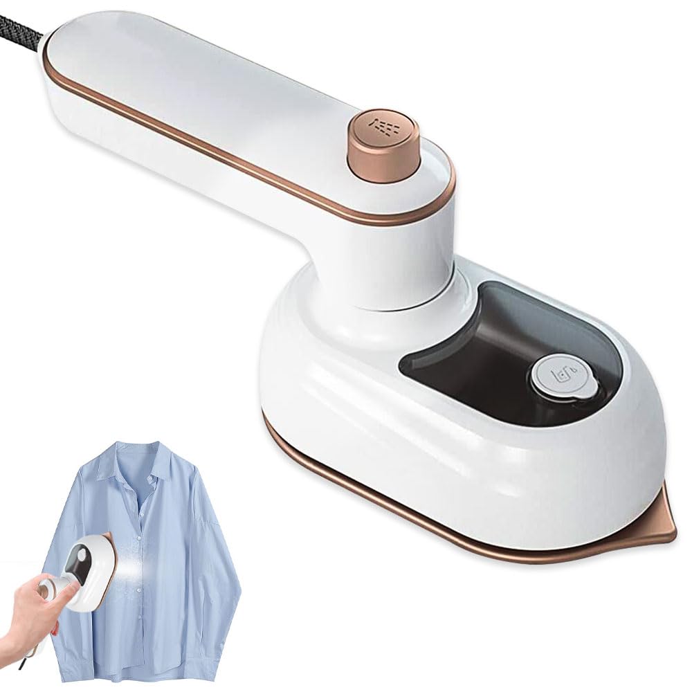 Aoreun Mini-Dampfbügeleisen, Tragbares Reisebügeleisen Handgehaltene Bügelmaschine Nass Und Trocken,