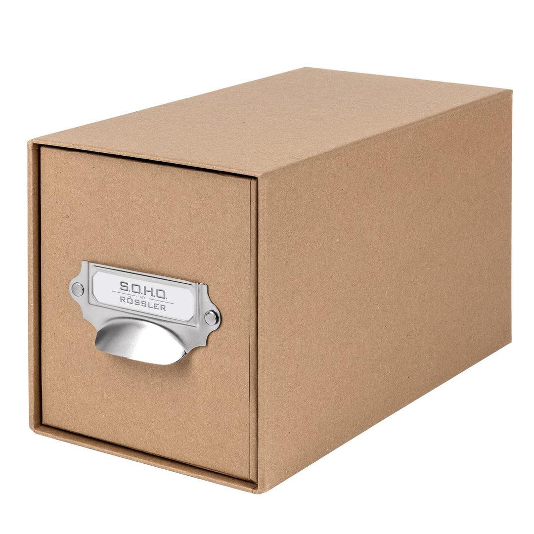 Rössler SOHO CD-Schubladenbox | Schubladen-Aufbewahrungsbox | Organizer mit Schublade | Storage Box