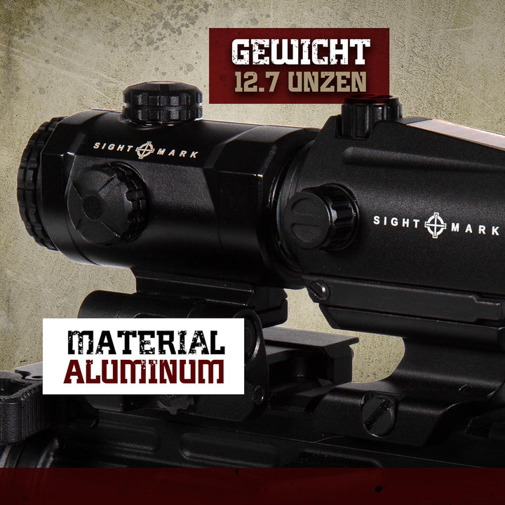 SIGHTMARK® XTM-3 Magnifier mit LQD Flip to Side Montage