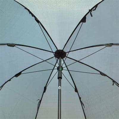 A&N Schirmzelt Angelschirm 250x240cm 45° winkelbar Anglerschirm wasserdicht Nylon