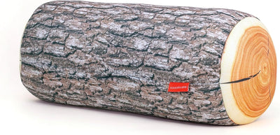 Kikkerland Log Head Rest, 1 Stück (1er Pack), Braun, A