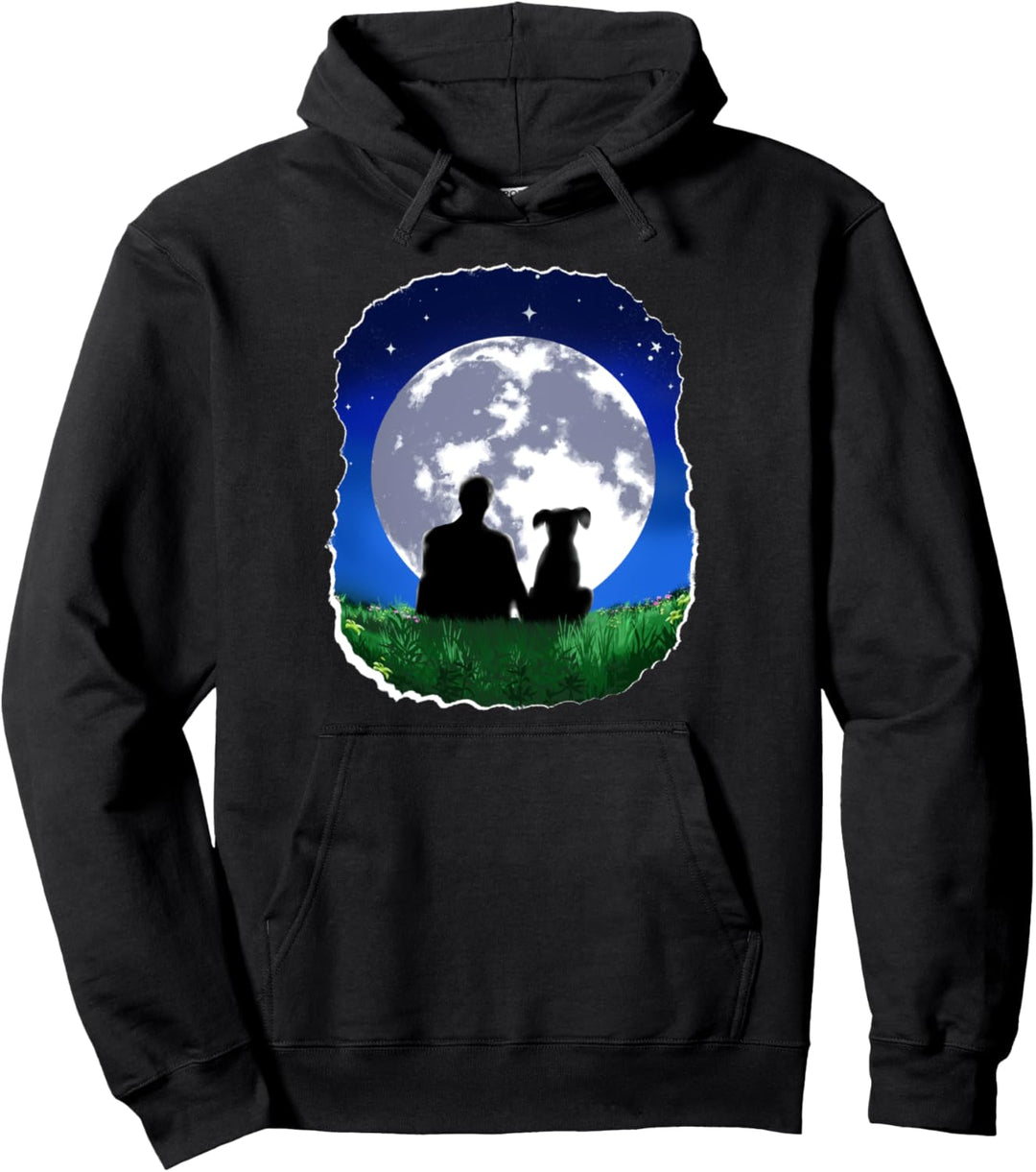 Mens Dog Lover Pullover Hoodie