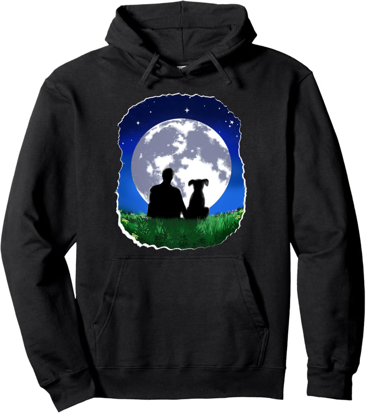 Mens Dog Lover Pullover Hoodie