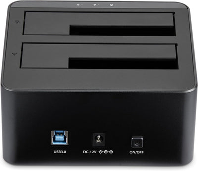 StarTech.com SATA Festplatten Dockingstation für 2x 2,5/3,5" SATA SSDs/HDDs - USB 3.0 - HDD Docking