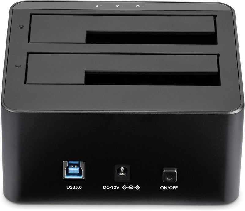 StarTech.com SATA Festplatten Dockingstation für 2x 2,5/3,5" SATA SSDs/HDDs - USB 3.0 - HDD Docking
