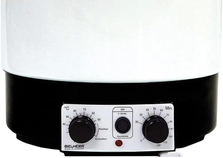 BIELMEIER Einkochautomat Emaille 29 Liter 2000W Zeituhr, Einkochen Einwecken Weckautomat, Einkochaut
