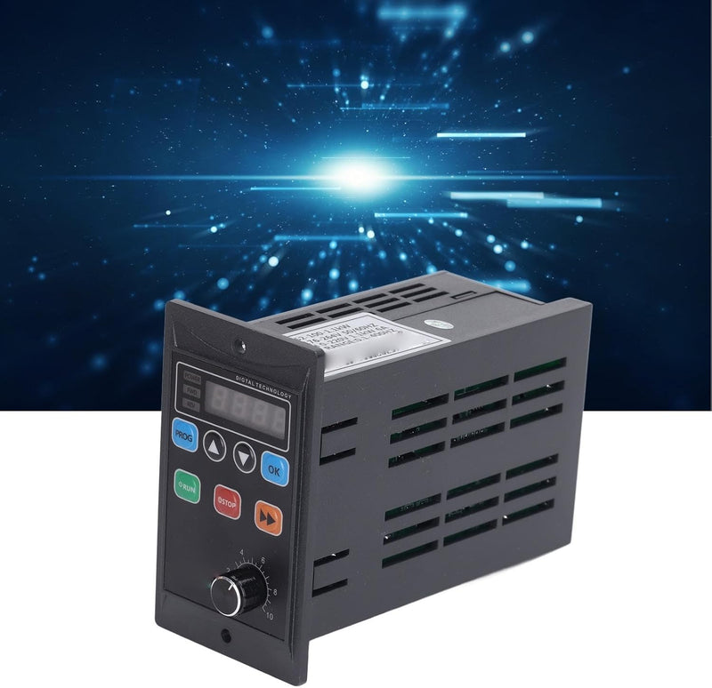 1,1 KW VFD Frequenzumrichter mit Variabler Frequenz, 0,1–400 Hz, Mini-Motor-Frequenzumrichter, 1 PH
