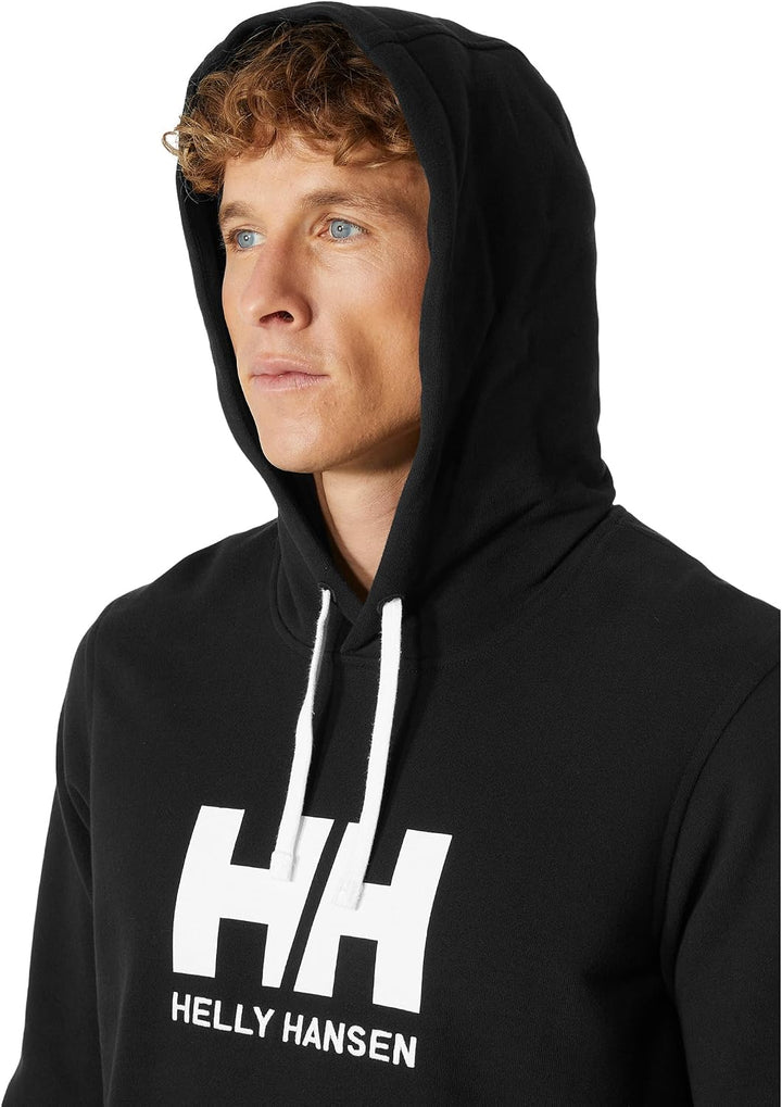 Helly Hansen Herren Hh Logo Hoodie Sweatshirt mit Kapuze (1er Pack) Schwarz S Buchstabenmuster, Schw