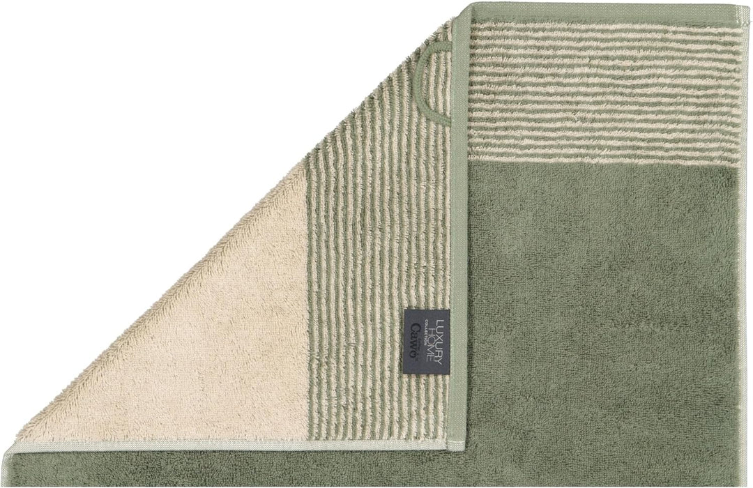 CAWÖ Home Handtücher Luxury Home Two-Tone 590 Field - 34 Duschtuch 80x150 cm, Duschtuch 80x150 cm