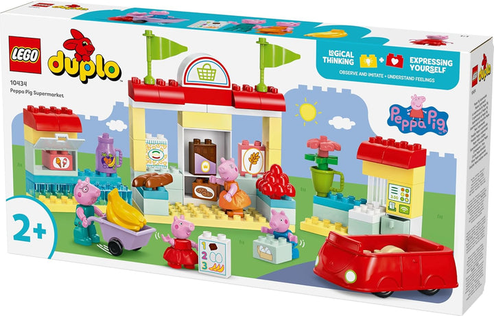 LEGO DUPLO 10434 Peppas Supermarkt: kreatives Lernspielzeug und Spielset, Geschenk für Jungen und Mä