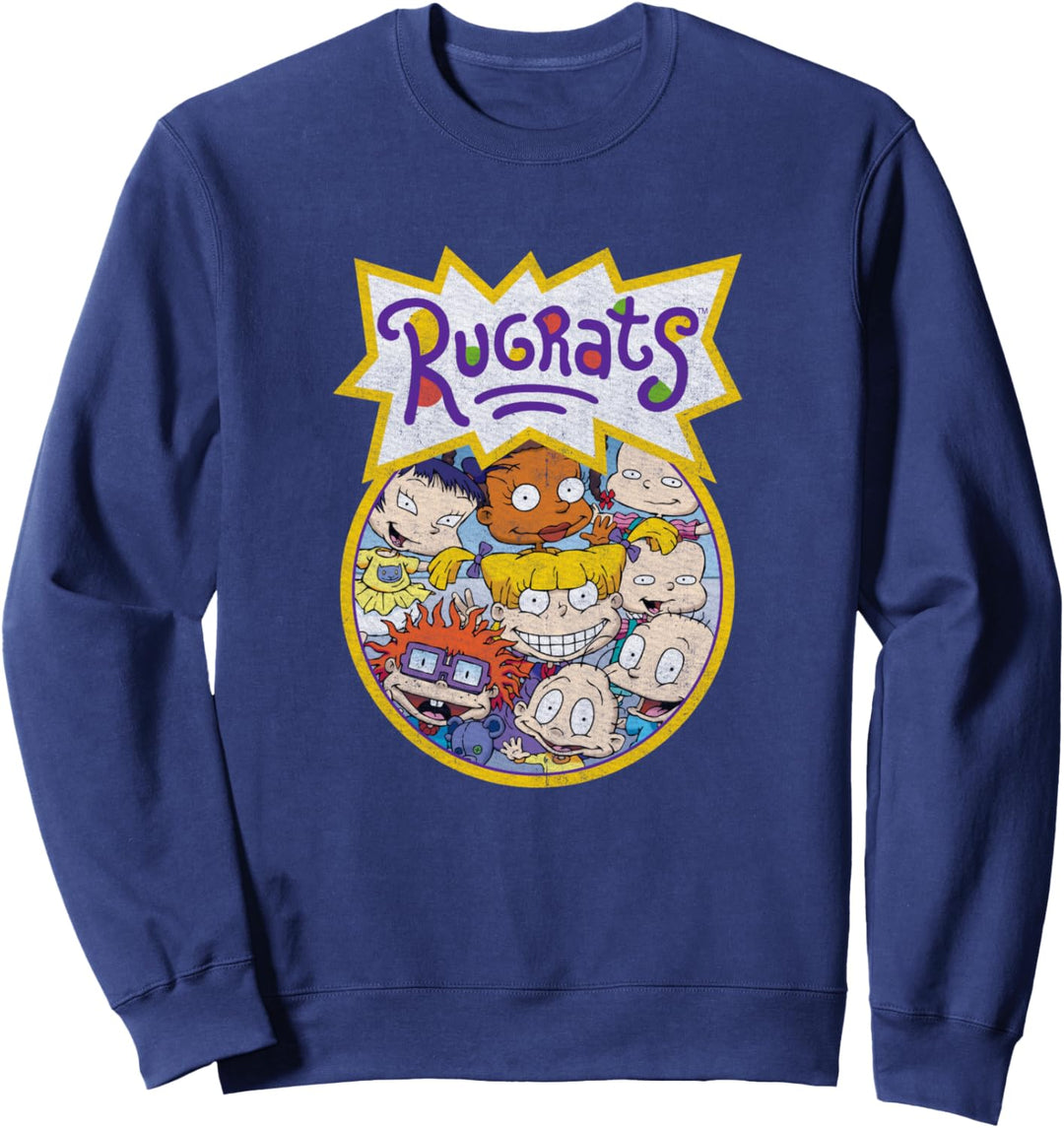 Rugrats Every Baby Vintage Circle Title Sweatshirt