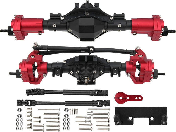 VGEBY Vorderachssatz vorne, RC-Achsachse Vorderachse mit Antriebswelle für Axial SCX10 II 90046 9004