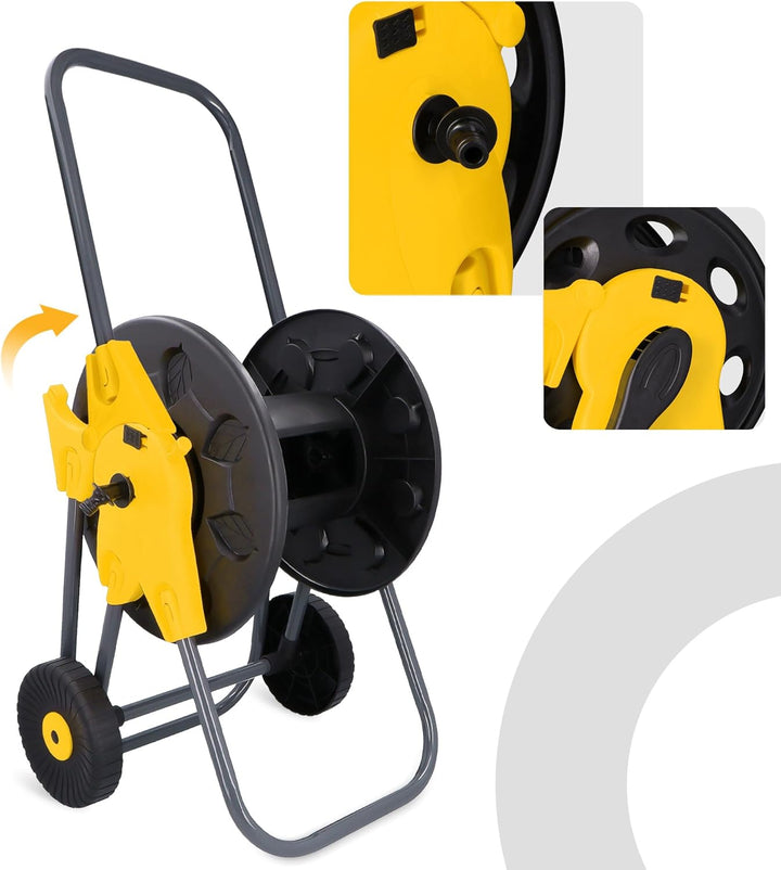 Schlauchwagen Gartenschlauchwagen Schlauchaufroller Trommel für Gartenschlauch 60 m Schlauchtrommel
